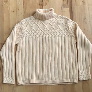 Wainscott Vintage butter yellow turtleneck